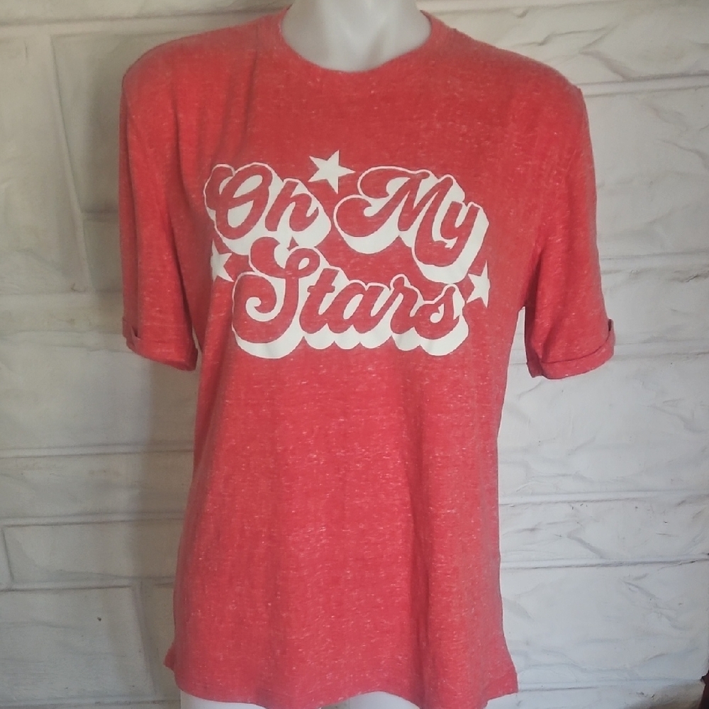 Red  Shirt with 'On My Stars' Design